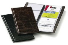 Визитница Durable Visifix 2380-01 253х115мм (96 визиток) ПВХ черный